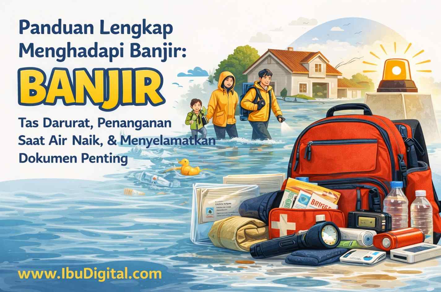 Panduan Lengkap Menghadapi Banjir Tas Darurat dan Cara Menyelamatkan Dokumen & Barang Penting