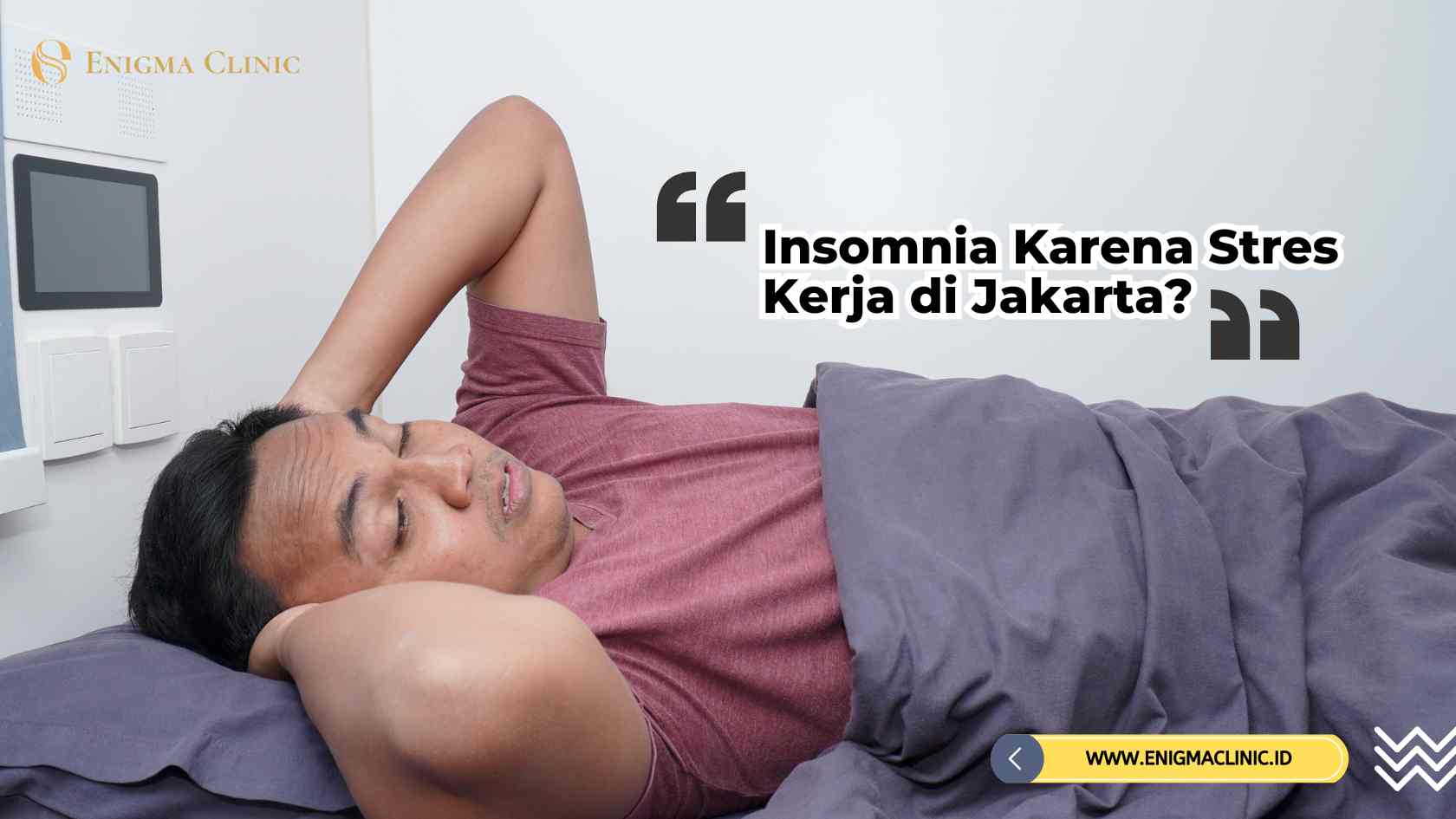 Insomnia Karena Stres Kerja di Jakarta? Atasi dengan Akupunktur Medis